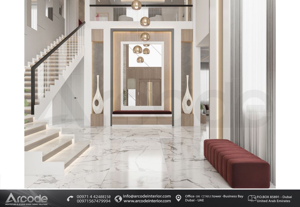 Entrance Hall for villa 