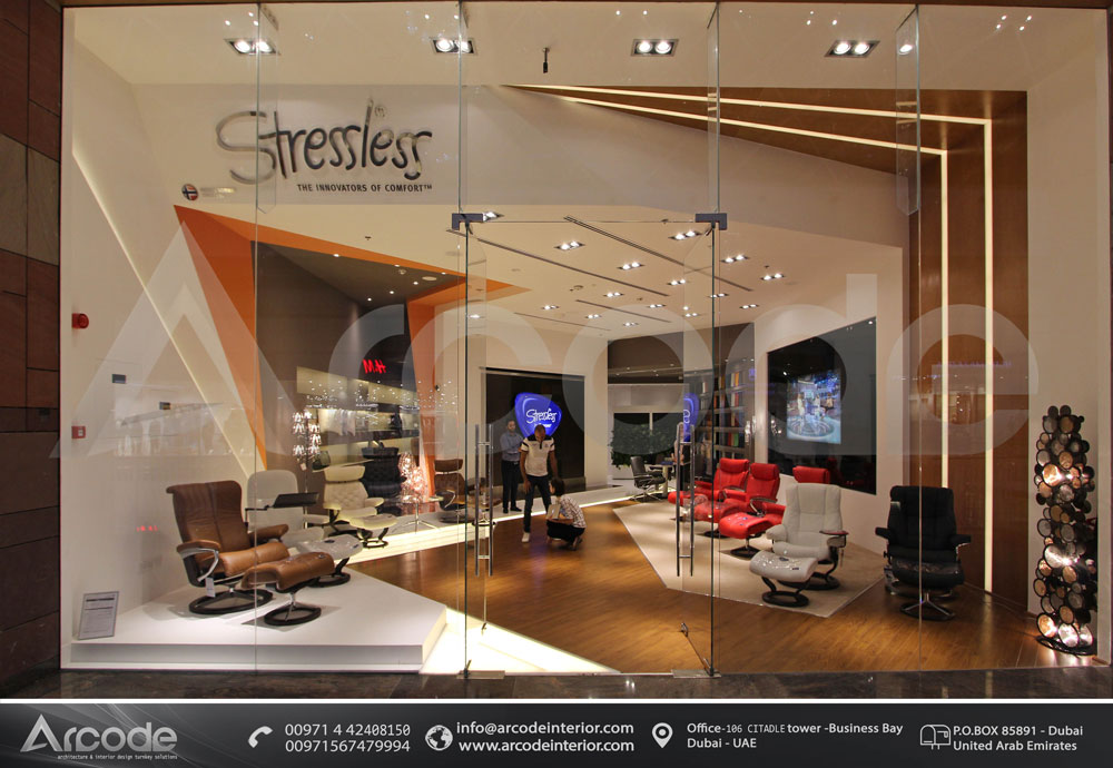 Stressless Showroom After Execution 