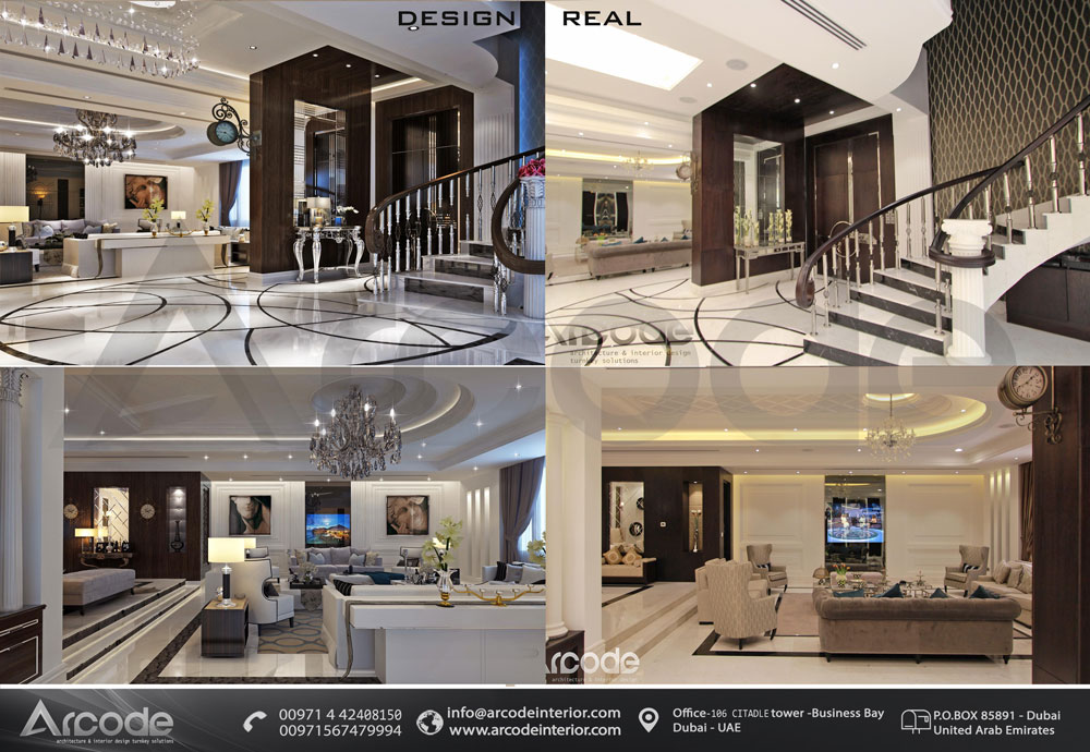 Villa Entrance & Lobby btw Design & Built 