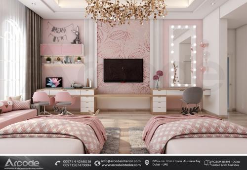 MODERN GIRLS BEDROOM