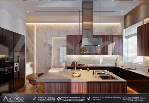 Modern Kitchen with island