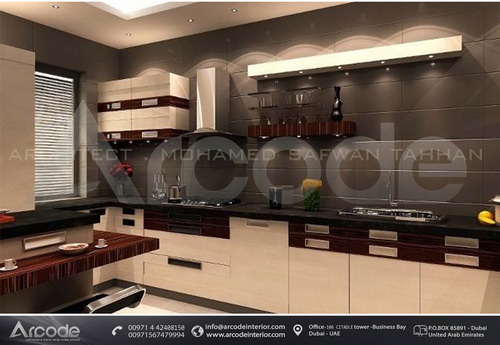 Dark colored Modern Kitchen 